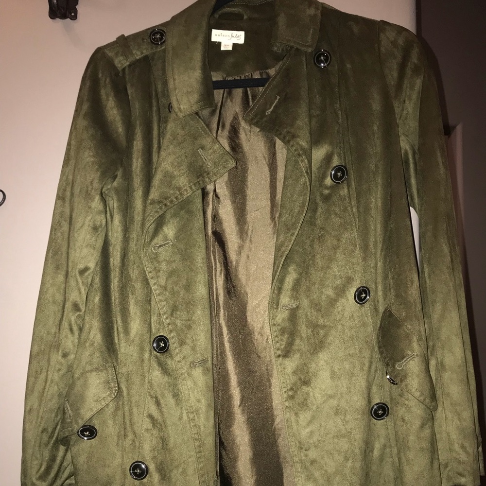 Mason Jules Olive Green Trench
